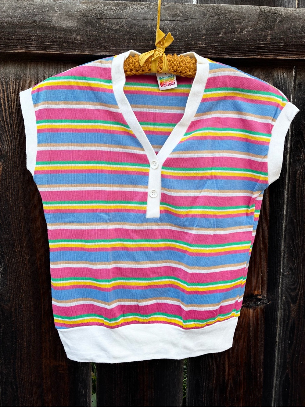 Vintage Wrangler striped top